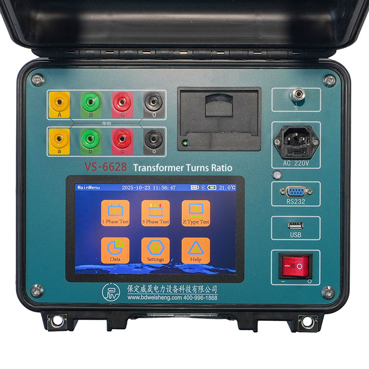 Transformator omdreiningsforhold og kondensatorinduktansetester